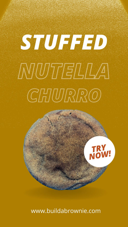 Nutella Stuffed Churro Cookie